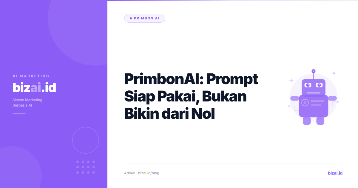 PrimbonAI: Prompt Siap Pakai, Bukan Bikin dari Nol